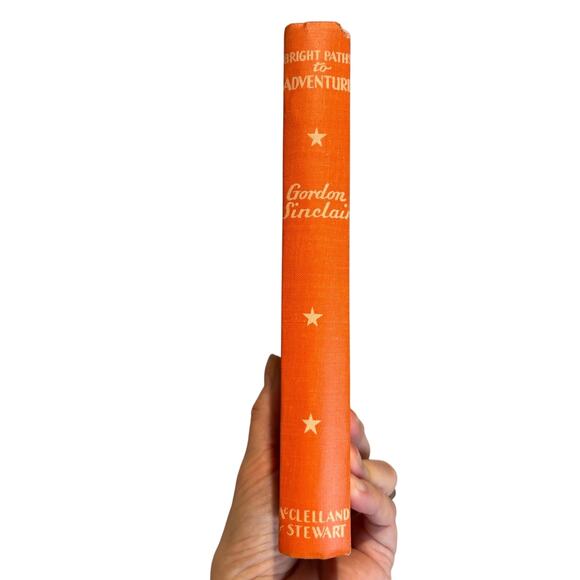 VTG 1947 Book "Bright Paths to Adventure" by Gordon Sinclair, HC, DJ - Picture 5 of 6